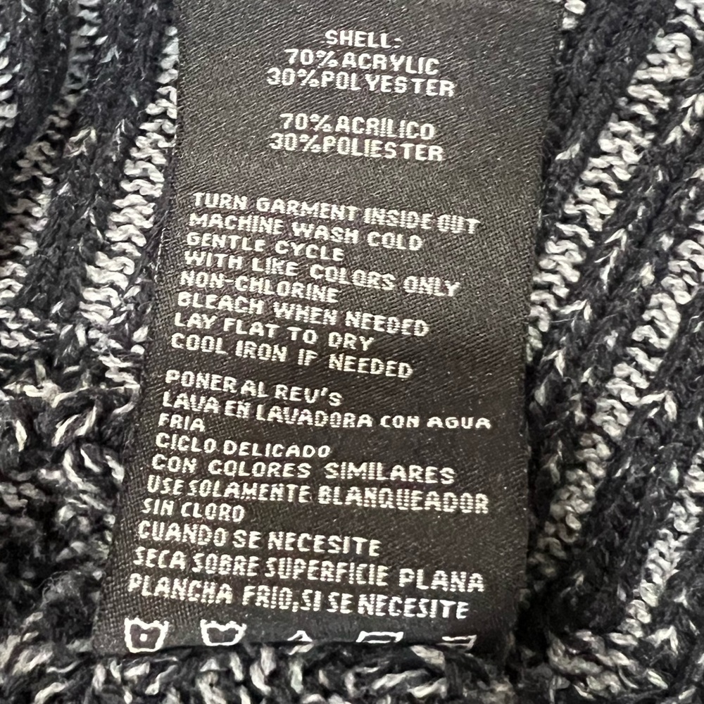XRAY Men's Blue Knit Sweater with Brown Accents - Picture 5 of 6
